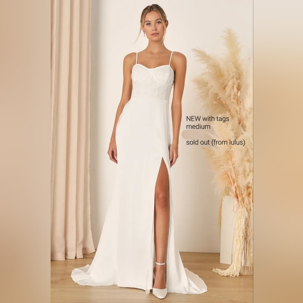 Lulu's Diamon white dress wedding